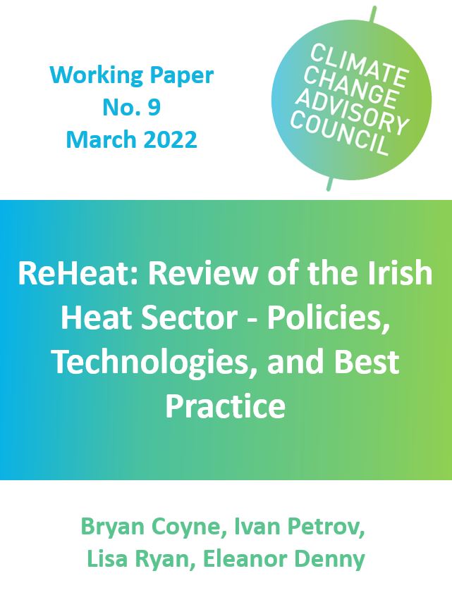 Working Paper No. 9: ReHeat: Review of the Irish Heat Sector - Policies, Technologies, and Best Practice